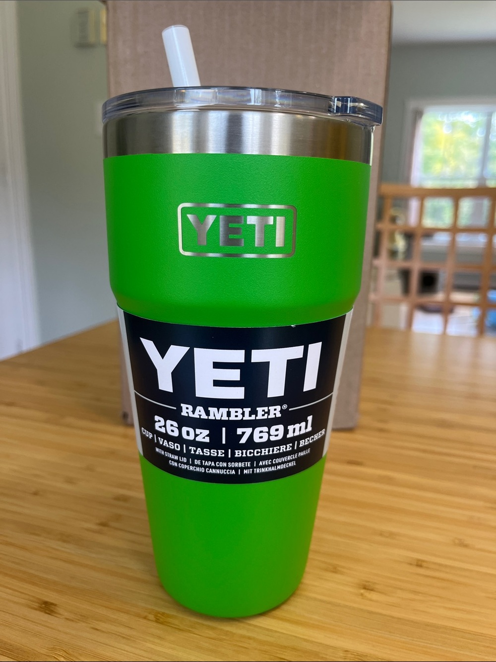 Yeti Canopy Green Straw lid
